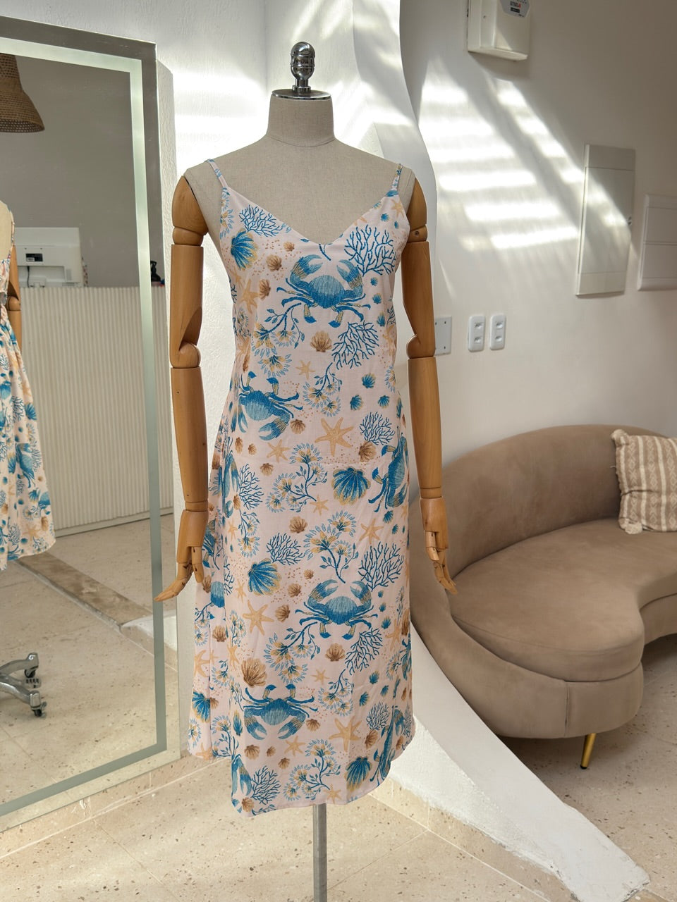 Vestido Micaele - Mar