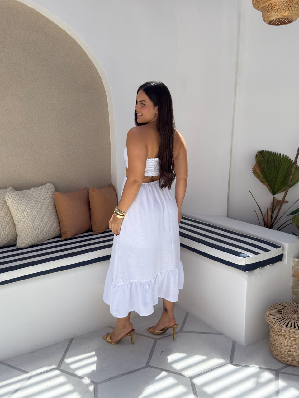 Vestido Agnes - Branco