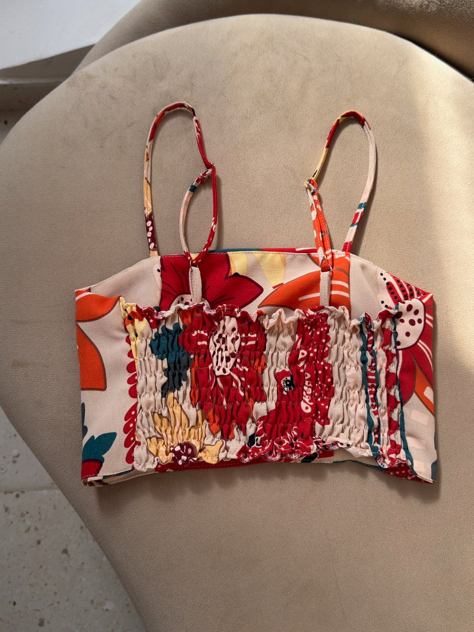 Cropped Dani - Tropical rose