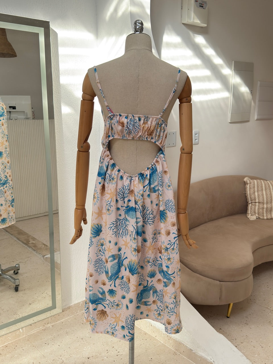 Vestido Micaele - Mar