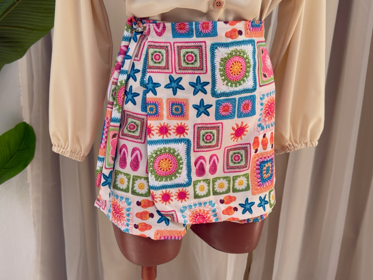Short Saia Mia - Figurinha
