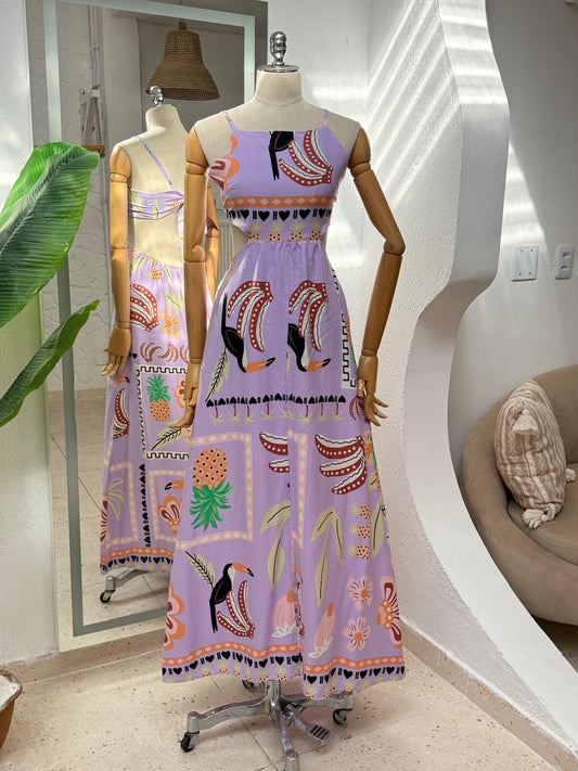 Vestido Targino - Lilas