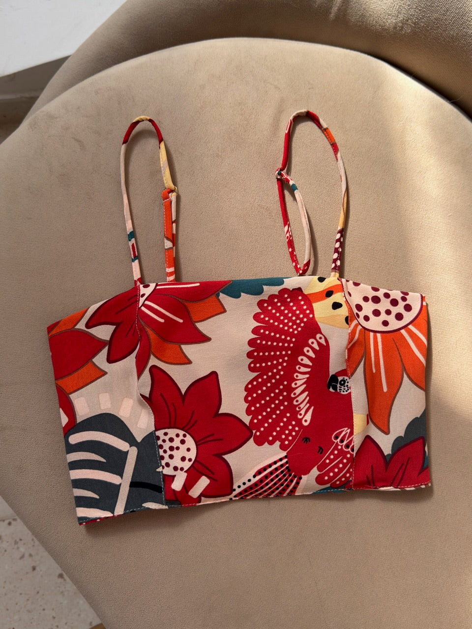 Cropped Dani - Tropical rose