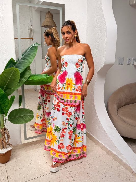 Vestido Isis - Caju Bordado