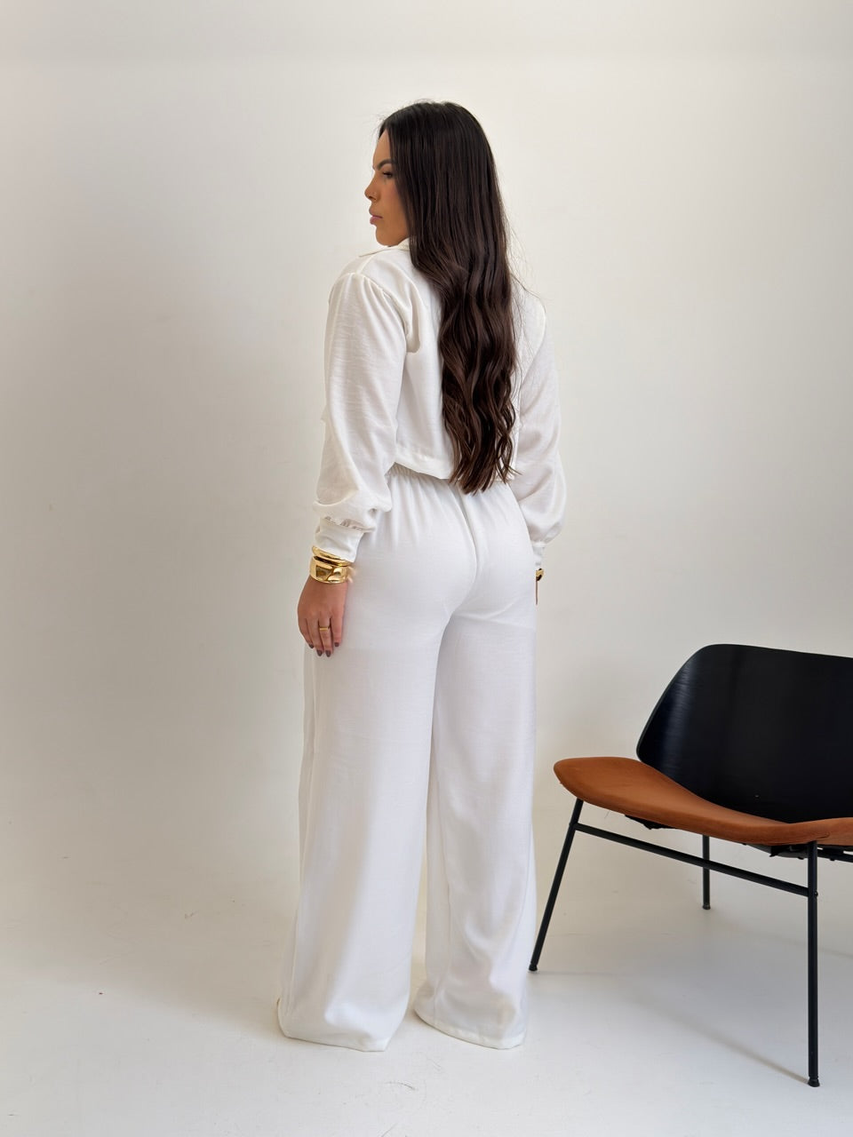 Camisa Cropped Emily - OFF