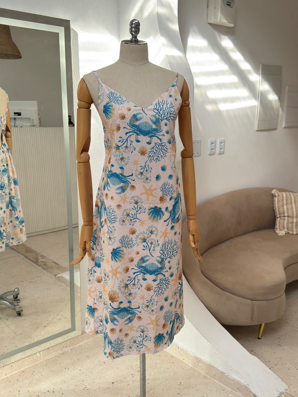 Vestido Micaele - Mar