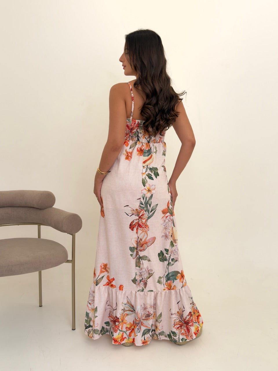 Vestido Magali - Floral Amarilis