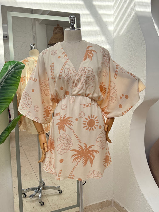 Vestido Laisa - Bege