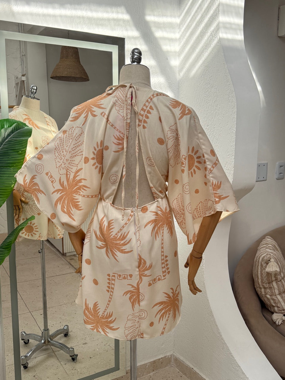 Vestido Laisa - Bege