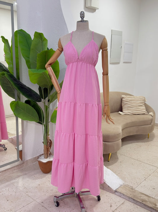 Vestido Sulamita - Rosa