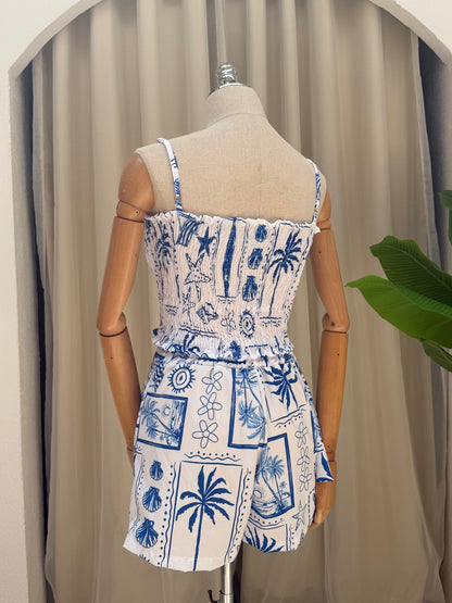 Short Saia Mia - Praia azul