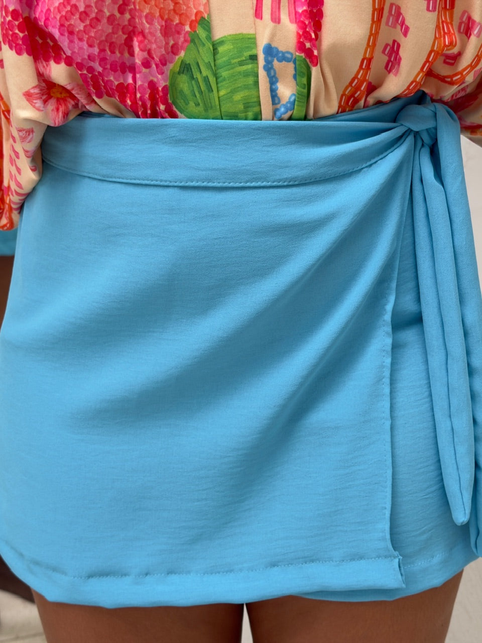 Short saia Shopia - Azul