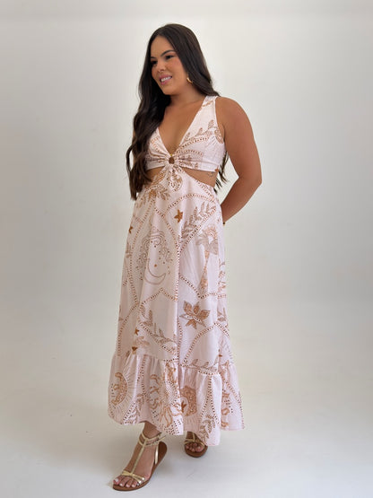 Vestido Amanda - Bege