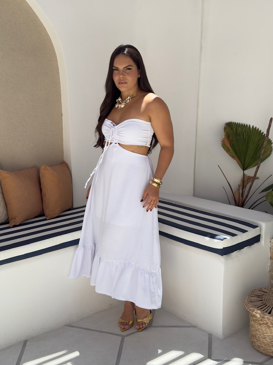 Vestido Agnes - Branco