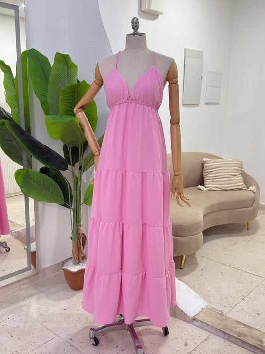 Vestido Sulamita - Rosa