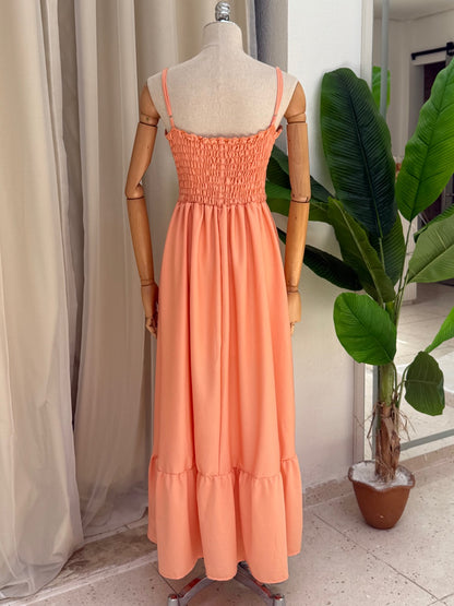 Vestido Tatiane - Coral