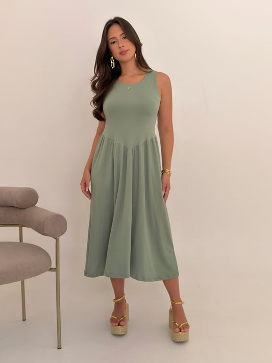Vestido Bruna - Verde