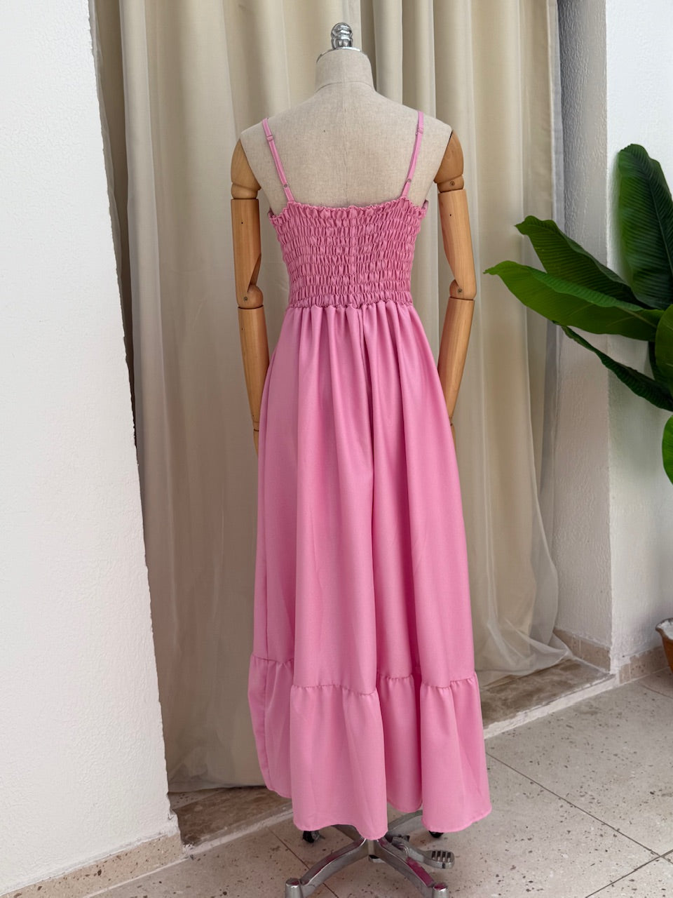 Vestido Tatiane - Rosa barbie