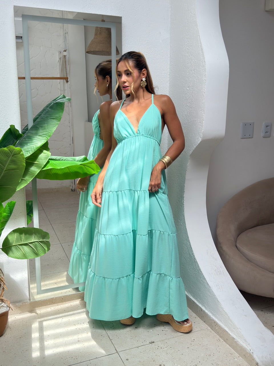 Vestido Sulamita - Verde