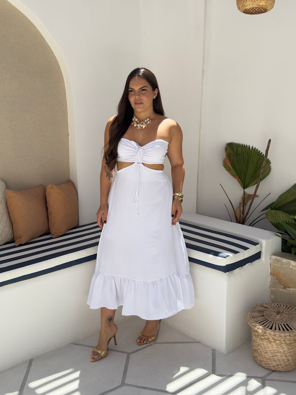 Vestido Agnes - Branco