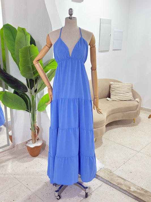 Vestido Sulamita - Azul céu