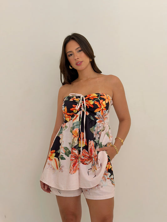 Conjunto Alba - Floral do mar