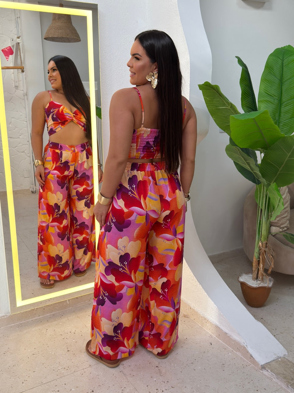 Conjunto Luciana - FLORAL
