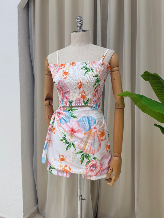 Short Saia Mia - Concha do mar