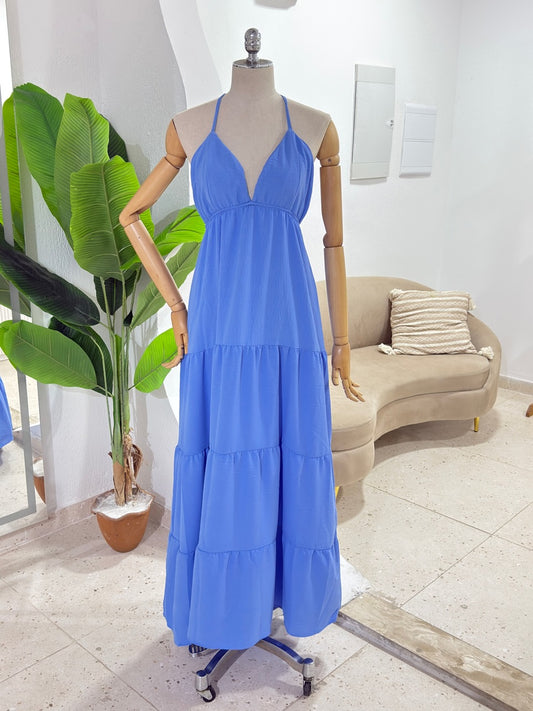 Vestido Sulamita - Azul céu
