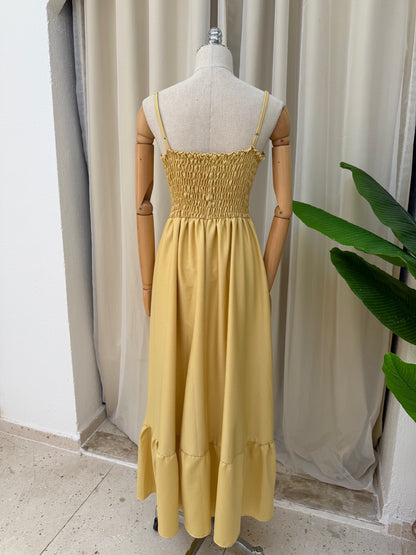 Vestido Tatiane - Amarelo