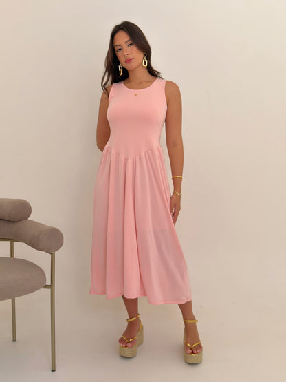 Vestido Bruna - Rosa