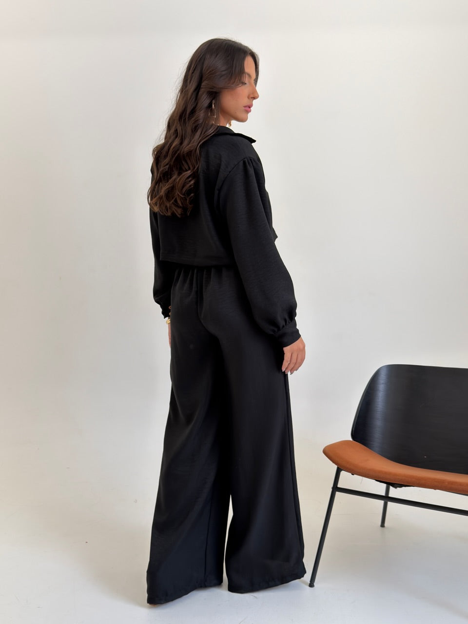 Calça Pantalona - PRETO