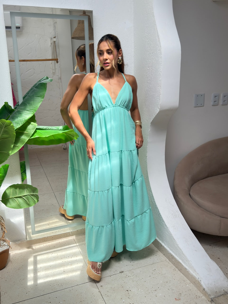 Vestido Sulamita - Verde