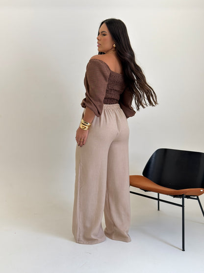 Cropped Vera - Marrom