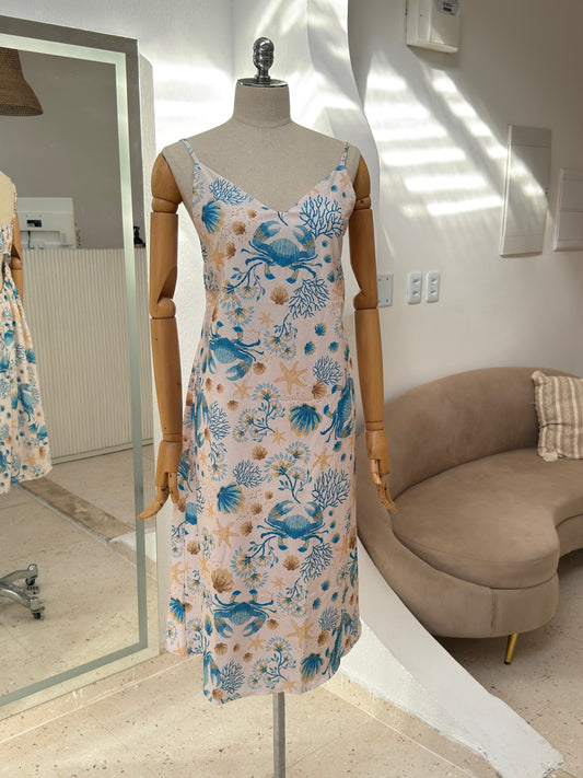 Vestido Micaele - Mar
