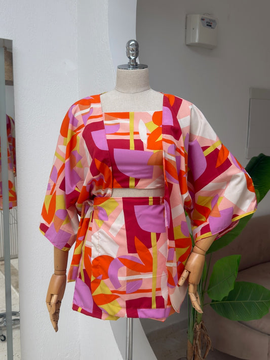 Conjunto Liris - Rosa