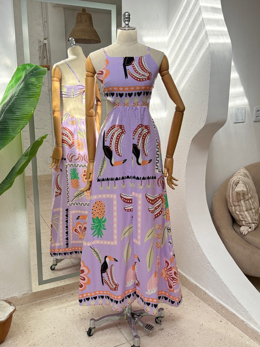 Vestido Targino - Lilas