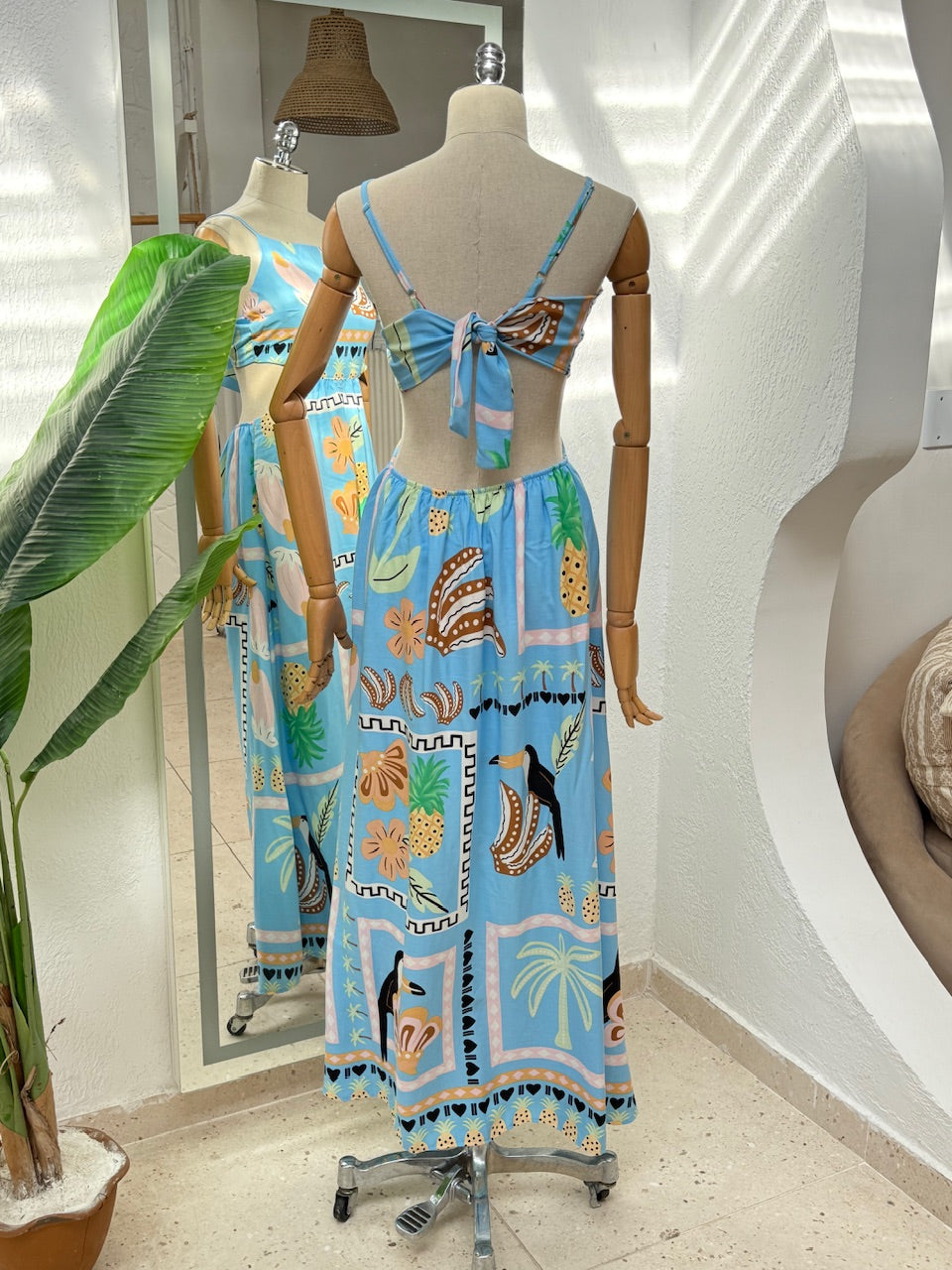 Vestido Targino - Azul