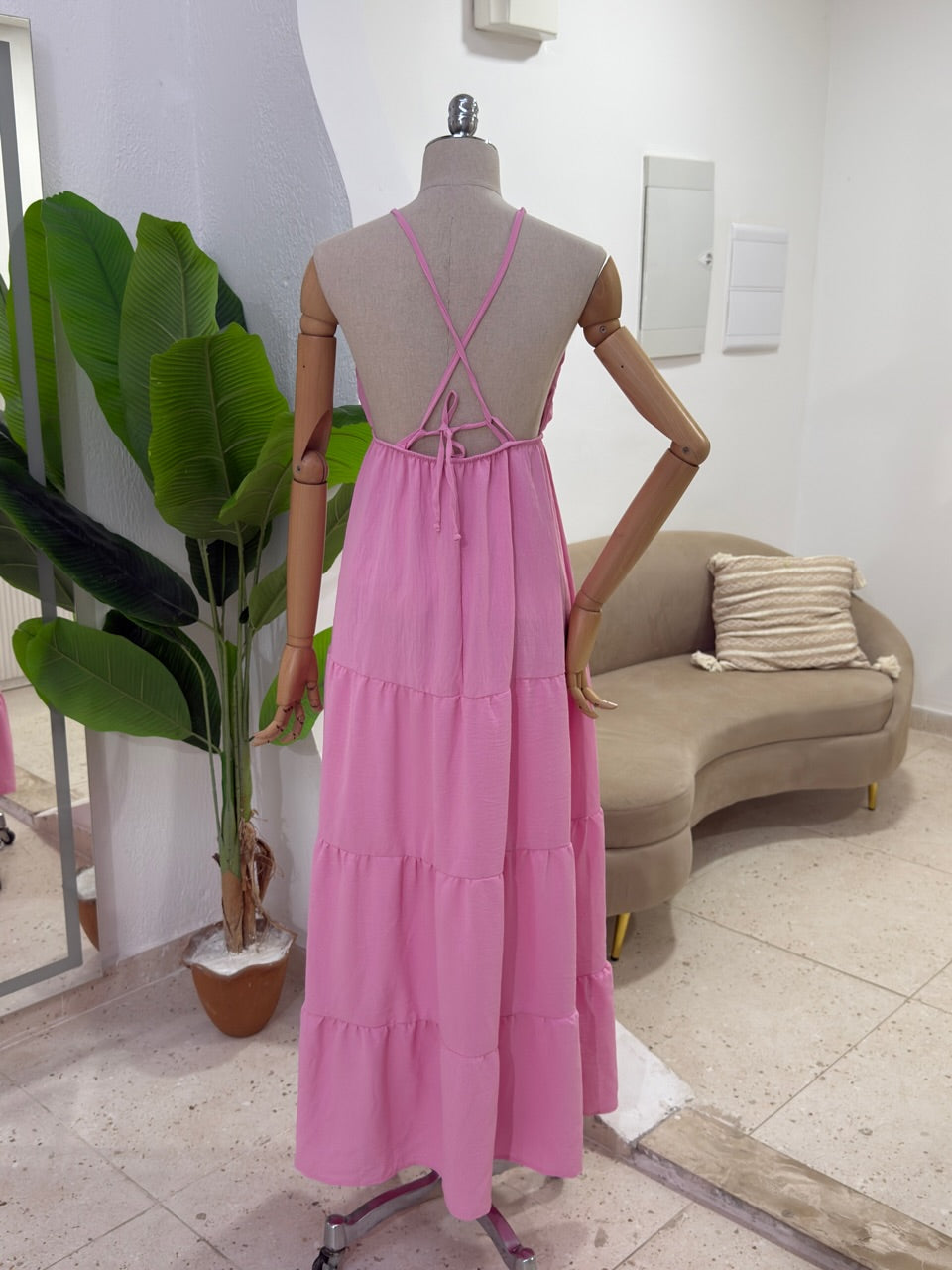Vestido Sulamita - Rosa