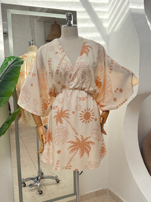 Vestido Laisa - Bege