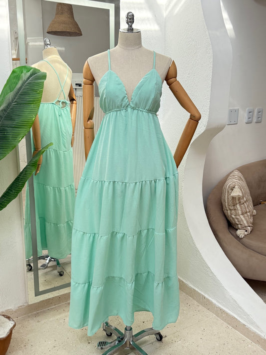 Vestido Sulamita - Verde Oliva