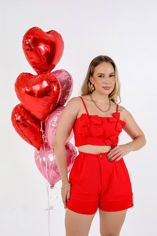 Conjunto Marielle - Vermelho paixão
