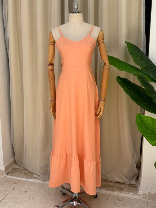 Vestido Tatiane - Coral
