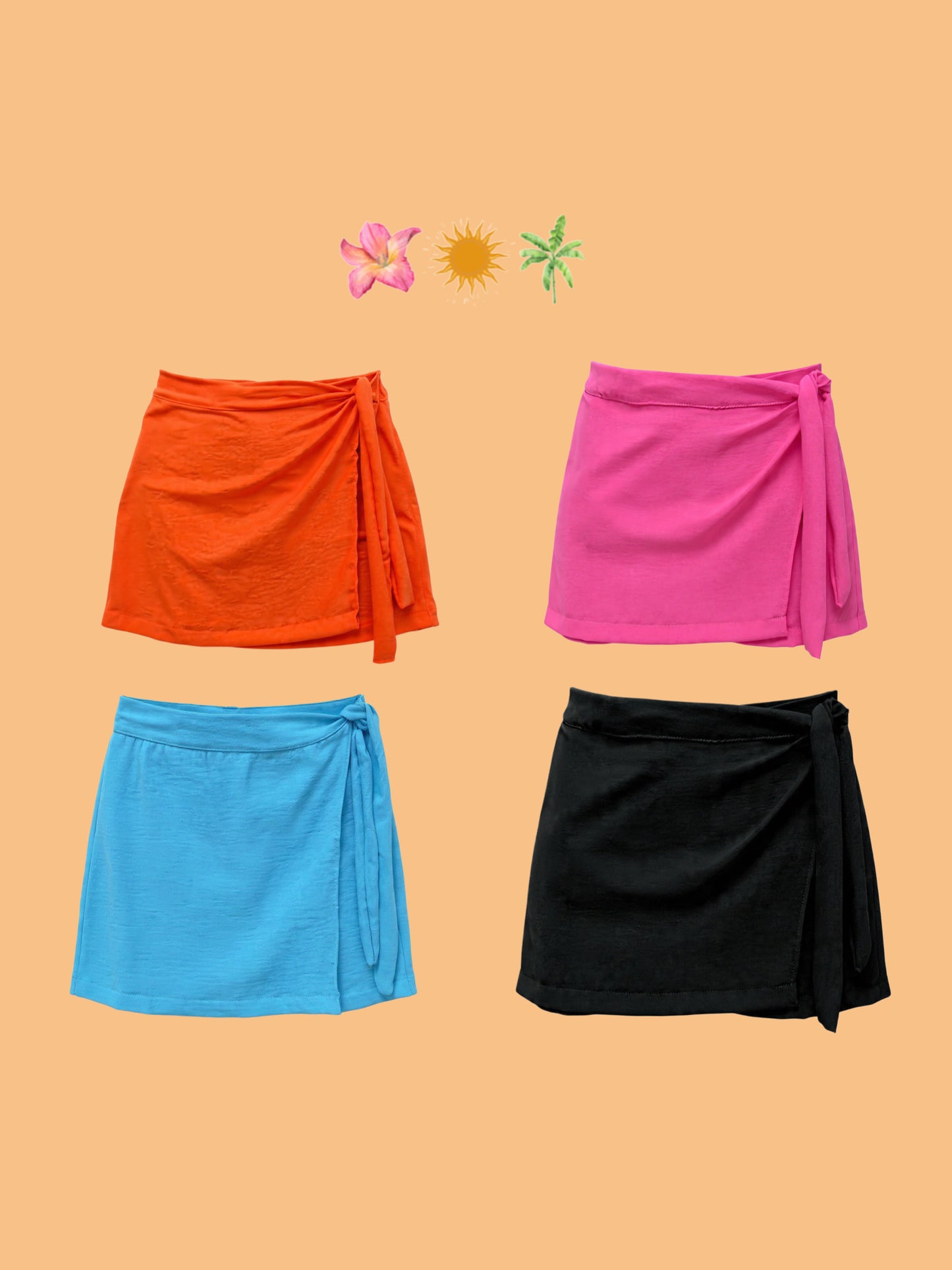 Short saia Sophia - 4 cores
