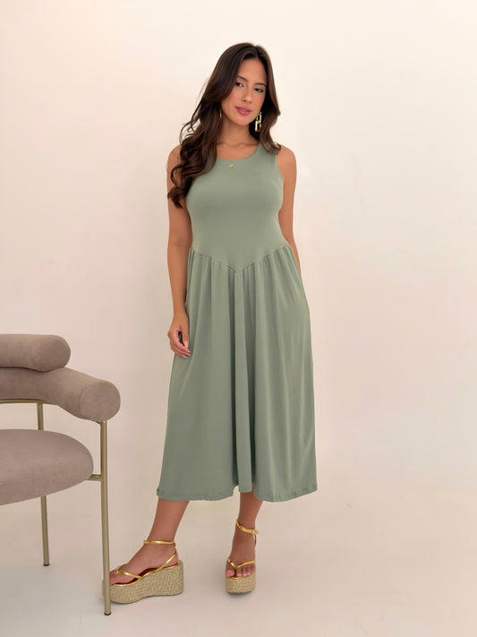 Vestido Bruna - Verde