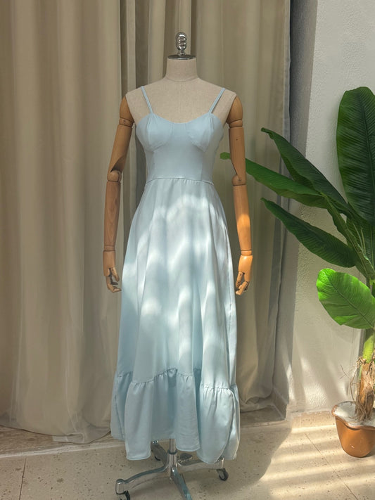 Vestido Tatiane - Azul céu