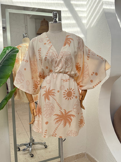 Vestido Laisa - Bege