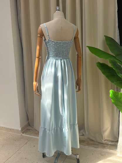 Vestido Tatiane - Azul céu