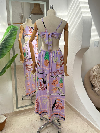 Vestido Targino - Lilas