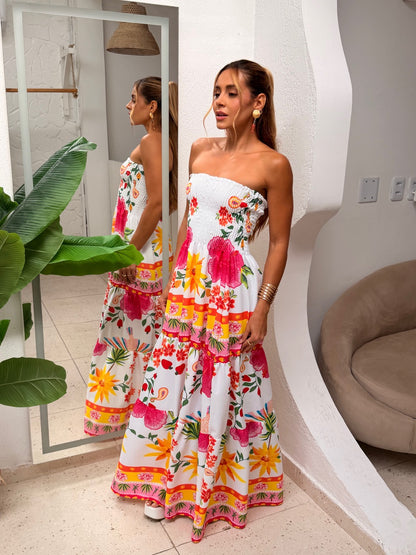 Vestido Isis - Caju Bordado